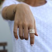 Helena's Love Spinner Ring [Sterling Silver]