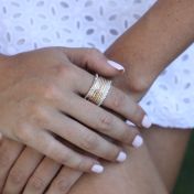 Helena's Love Spinner Ring [Sterling Silver]