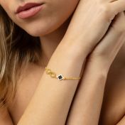 Lariat Infinity Bracelet with Nano Bible [18K Gold Vermeil] 