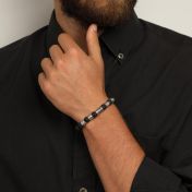 Lava Om Men Name Bracelet