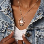 Lebensbaum Kette aus Silber mit Namen