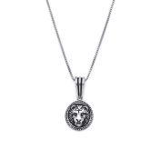 Leo Amulet Men Necklace [Sterling Silver]