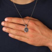 Leo Amulet Men Necklace [Sterling Silver]