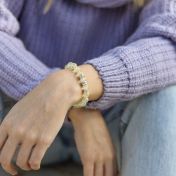 Sunflower Name Bracelet