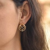 Spheres of Love Earrings [Gold Plated]