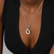 Linked Together Name Necklace - [Classic Chain / Sterling Silver]