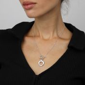 Linked Together Name Necklace - [Classic Chain / Sterling Silver]