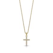 Luminous Cross Necklace [Gold Plated]