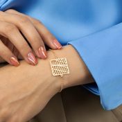 Treasured Spot Map Bracelet [14 Karat Gold]