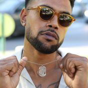 Classic Map Tag Necklace - Sterling Silver