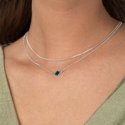 Maria Halskette mit Nano-Bibel [Sterlingsilber]