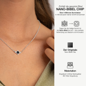 Maria Halskette mit Nano-Bibel [Sterlingsilber]