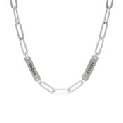 Melissa Paperclip Name Necklace [Sterling Silver]