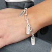 Melissa Name Bracelet [Sterling Silver]