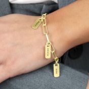 Melissa Name Bracelet [18K Gold Plated]