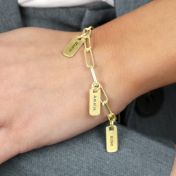 Melissa Name Bracelet [18K Gold Vermeil]
