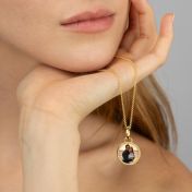 Memories Circle Photo Necklace [18K Gold Vermeil]