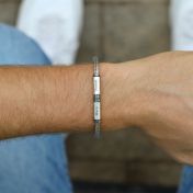 Bracelet Liens Gravé pour Homme 