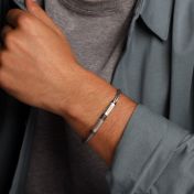 Bracelet Liens Gravé pour Homme 