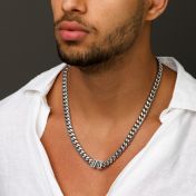 Cuban Link Chain With Names - 10mm