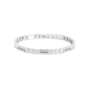 Mia Tennis Bar Engraved Bracelet [Sterling Silver]