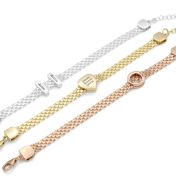 Enchanted Charms Milanese Chain Bracelet [18K Rose Gold Plated]