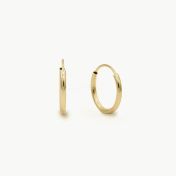 Mini Hoop Earrings [14K Solid Gold]
