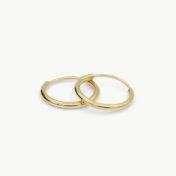 Mini Hoop Earrings [14K Solid Gold]
