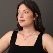 Mirella Zodiac Charms Necklace - Red String [Sterling Silver]