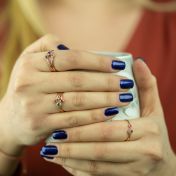 Mutterliebe Ring - Dreifache Liebe [750er rosévergoldet]