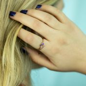 Anillo Amor de Madre - Doble Amor [Bañado en Oro Rosa de 18K]