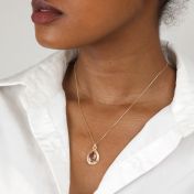 Collier Mommy Mel avec Prénoms [Plaqué Or 18ct]