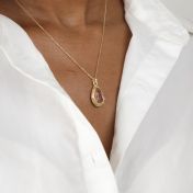 Collier Mommy Mel avec Prénoms [Plaqué Or 18ct]