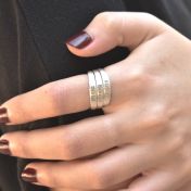 Bague Clair de Lune Personnalisée [Argent 925]