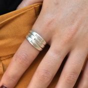 Bague Clair de Lune Personnalisée [Argent 925]