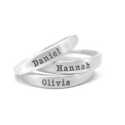 Bague Clair de Lune Personnalisée [Argent 925]