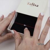 A Mother's Love Birthstone Bracelet - Red String [Sterling Silver]
