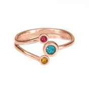 Moedersliefde - Dubbele Liefde [Rose Goud Verguld]