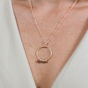 Collier Amour d'une Mère avec Noms [Plaqué Or Rose 18ct]