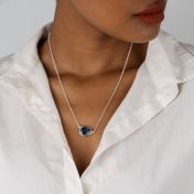 Collier Prénom Amour d'Une Mère Horizontal [Argent 925]