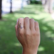 Family Love Birthstone Ring [Sterling Silver]