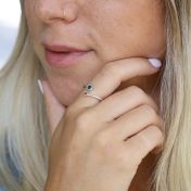 Family Love Birthstone Ring [Sterling Silver]