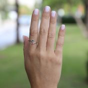 Family Love Birthstone Ring [Sterling Silver]