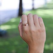 Family Love Birthstone Ring [Gold Plated]