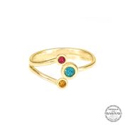 Anello Amore di Mamma - Doppio Amore [Placcato Oro 18kt]