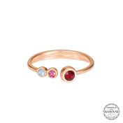 Anillo Amor de Madre [Bañado en Oro Rosa de 18K]