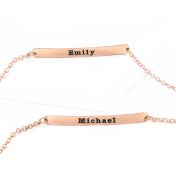 Pulsera mi Palabra Favorita [Bañada en Oro Rosa de 18К]