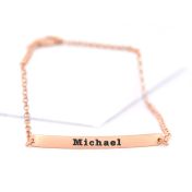 Pulsera mi Palabra Favorita [Bañada en Oro Rosa de 18К]