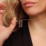 Talisa Multi-Name Necklace with Heart Charm [18K Gold Vermeil]