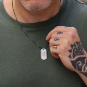 Classic Tag Multi Engraved Necklace - Sterling Silver